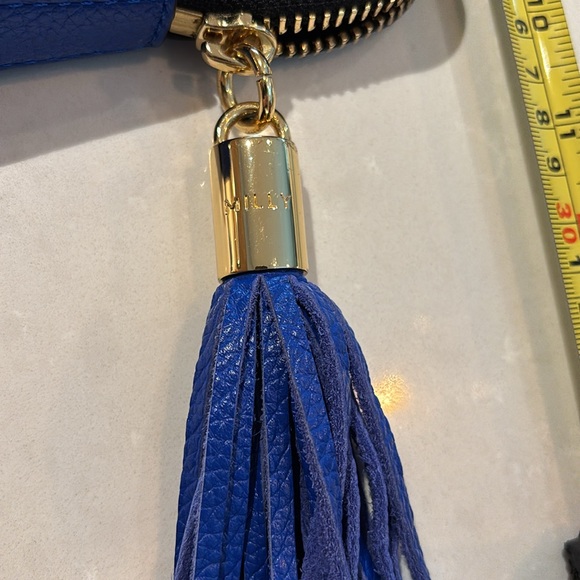 Milly pebbled leather tassel clutch - Picture 5 of 8